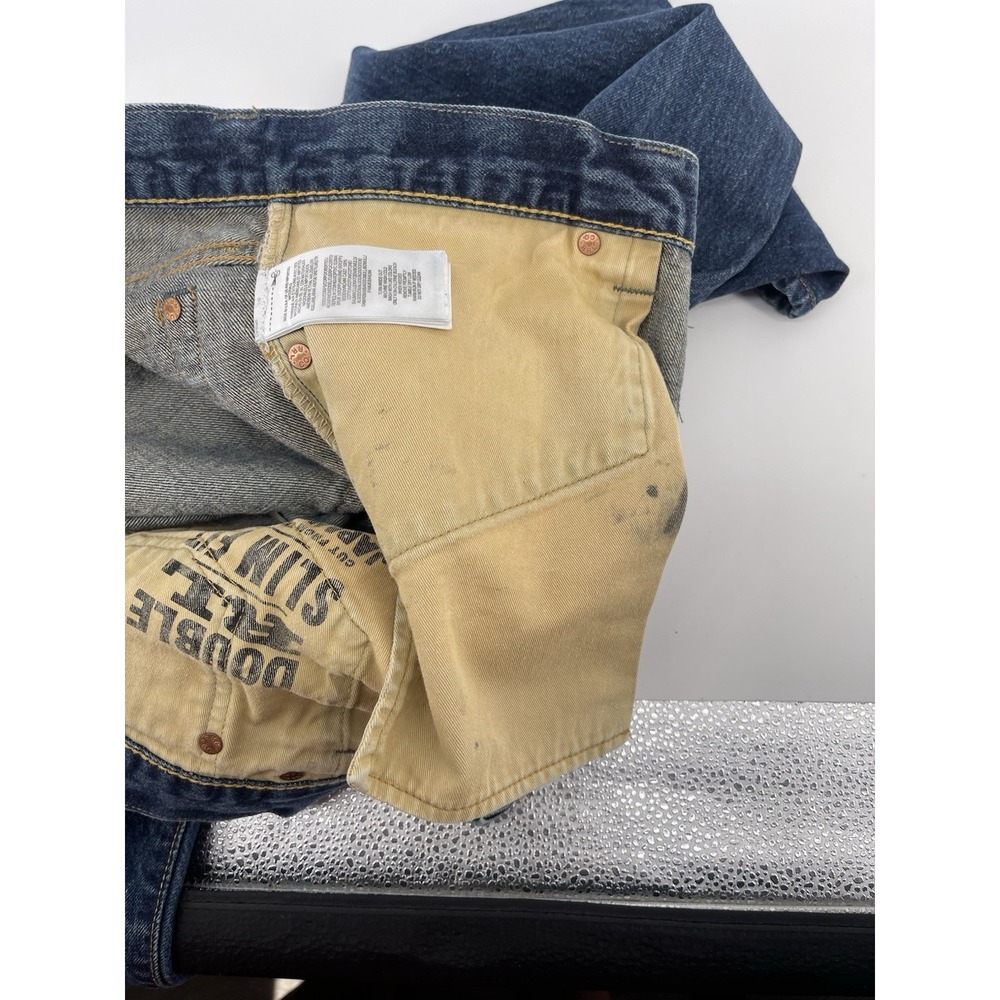 RRL Double RL Ralph Lauren Selvedge Jeans 34x32 Slim Fit Made in USA - Picture 13 of 16